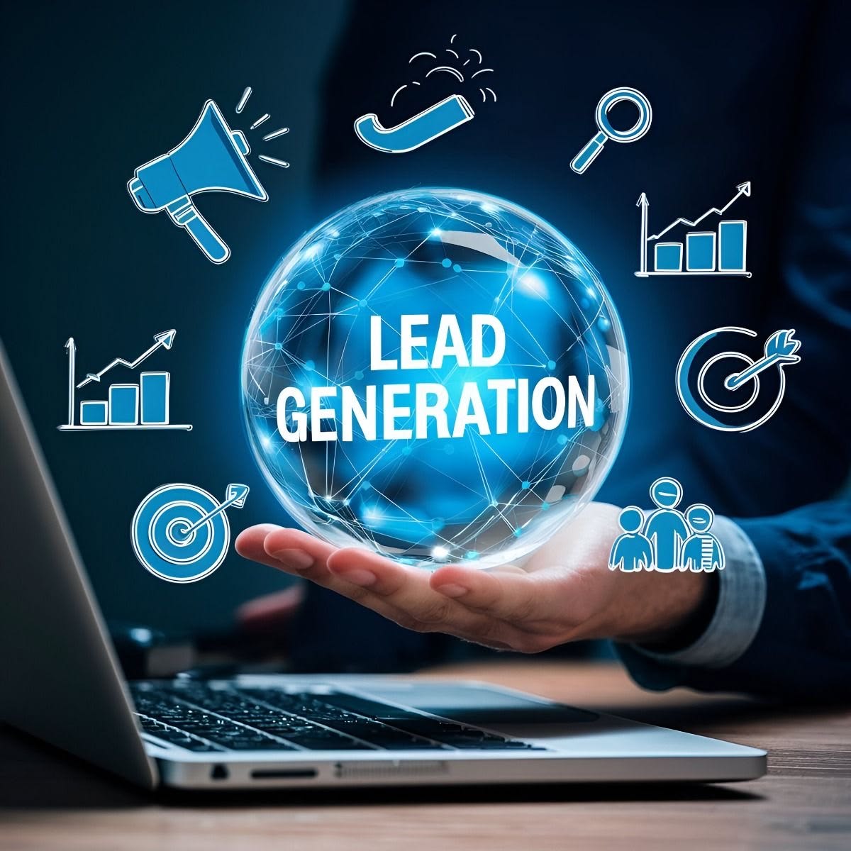 Lead generation system for digital marketing campaigns